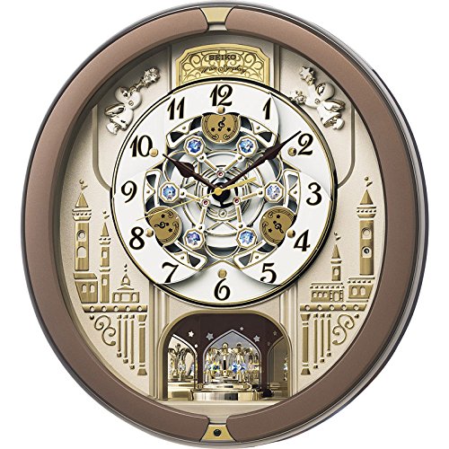 Amazon.co.jp: SEIKO セイコー 18曲メロディーからくり 電波時計（名