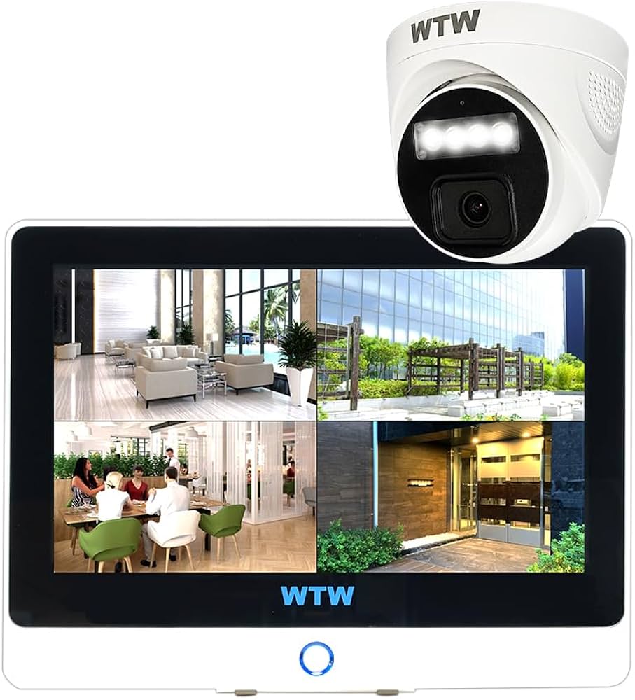 Amazon.co.jp: WTW 塚本無線 防犯カメラ セット 800万画素対応モニター