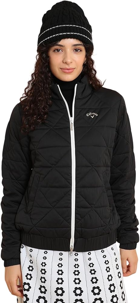 Amazon | [キャロウェイ] レディース 中綿 フルジップブルゾン (スター