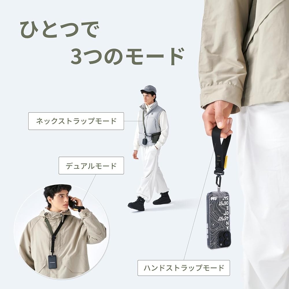 Amazon.co.jp: RHINOSHIELD 2in1 Ultra ネックストラップ｜Crossbody