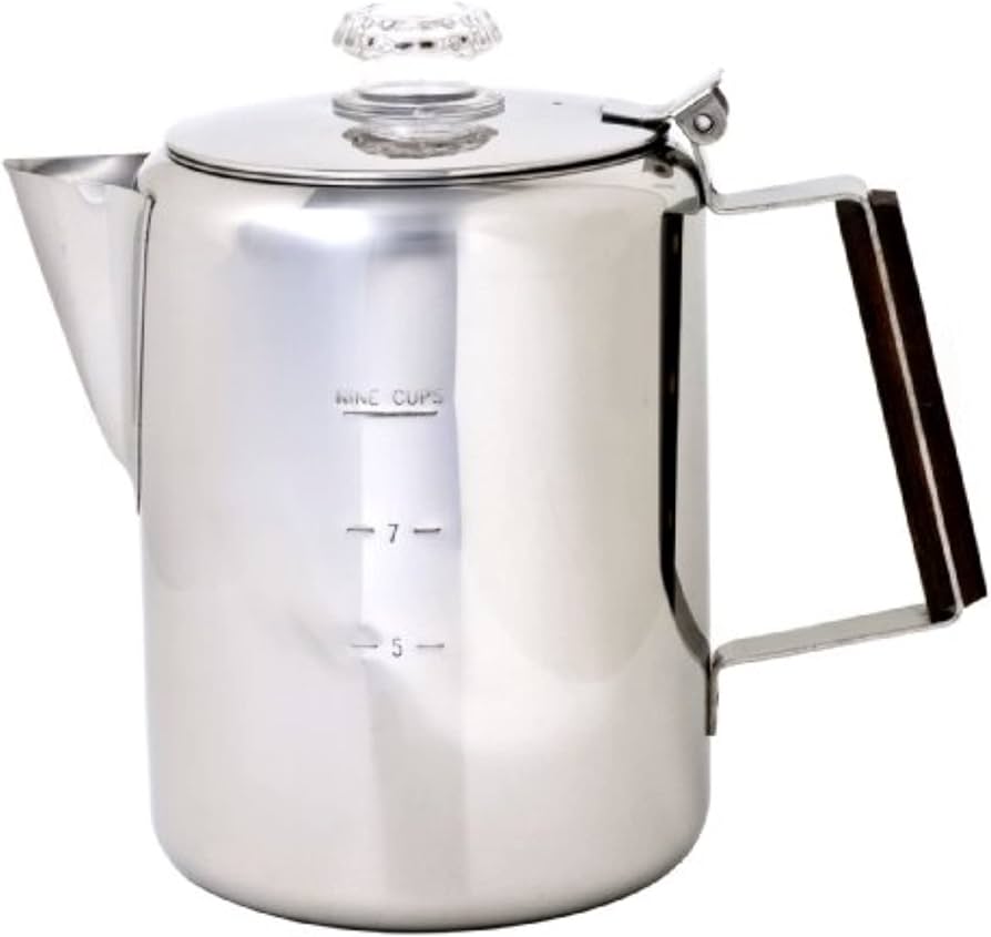 Amazon.com: Chinook Timberline 9 Cup Stainless Steel Coffee