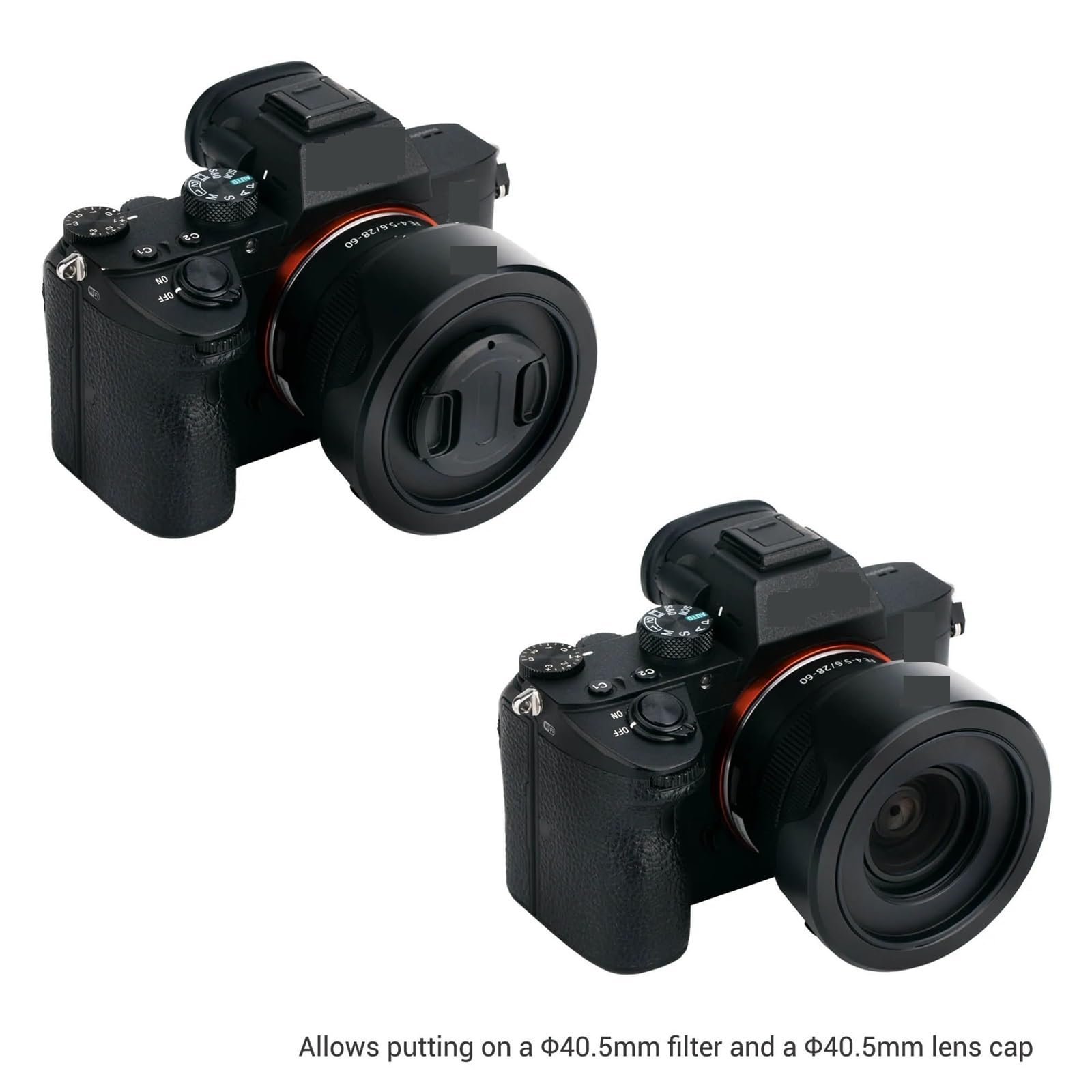 Amazon | レンズフード、for Sony FE 28-60mm F4-5.6 & E PZ 16-50mm