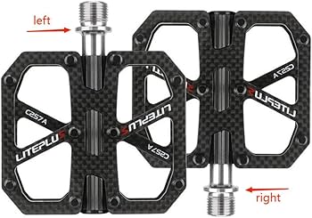Amazon | Sgxbosマウンテンバイクペダル チタン車軸 自転車 カーボン