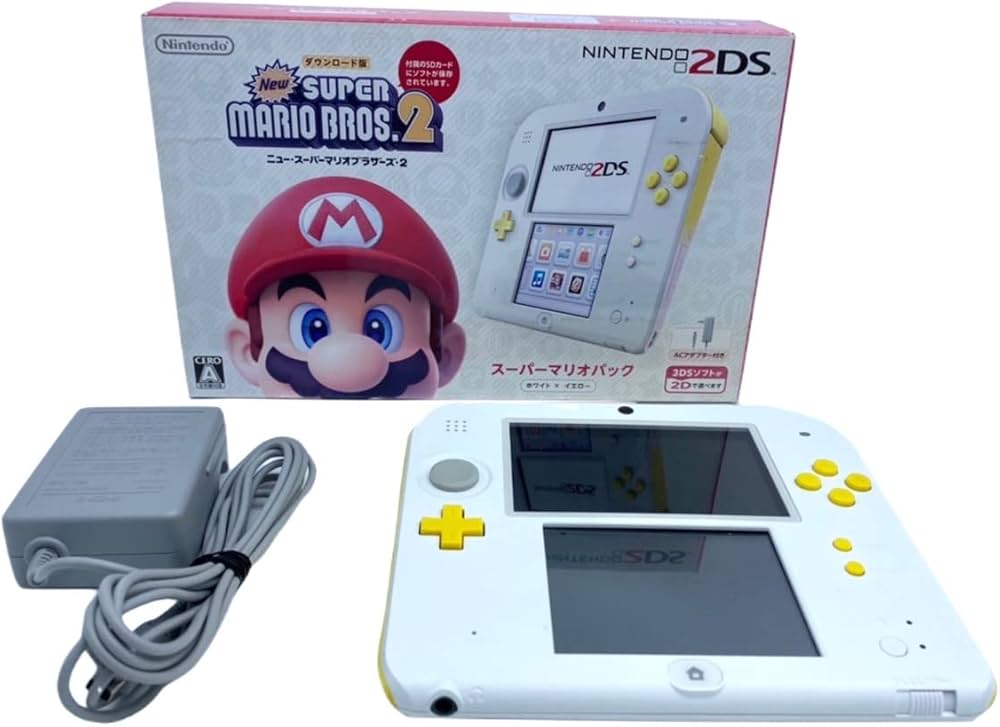 Amazon | ニンテンドー2DS スーパーマリオパック【ホワイト×イエロー