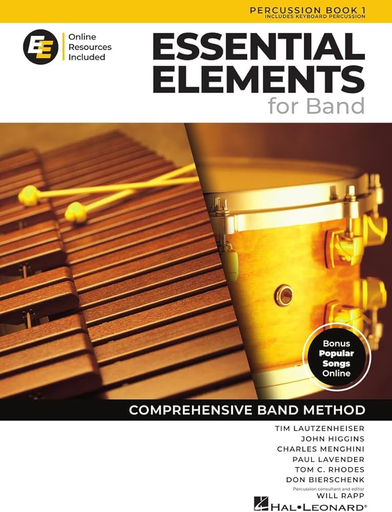 Essential Elements for Band Percussion Book 1 (2025 Edition) with