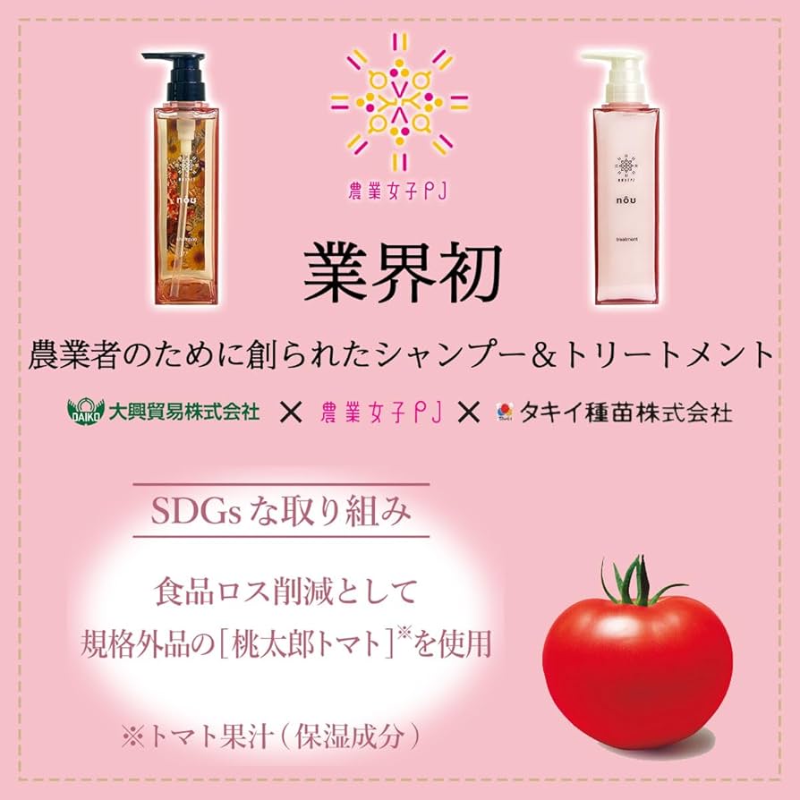 Amazon.co.jp: nouシャンプー 農業者 専用 シャンプー 紫外線カット 消