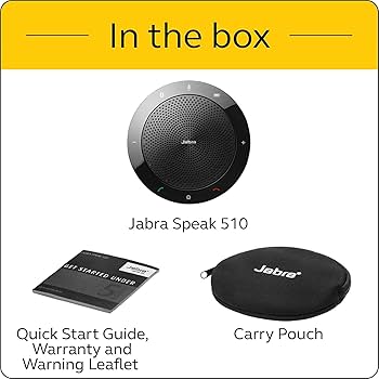 Amazon.com: Jabra Speak 510 UC Portable USB & Bluetooth