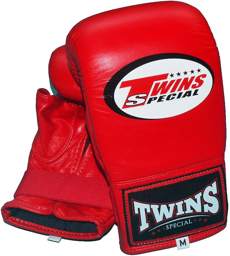 Amazon | TWINS ツインズ 本革製 パンチンググローブ レッド 親指