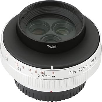 Amazon.co.jp: Lensbaby 単焦点レンズ Trio 28 28mm F3.5 フジフイルム