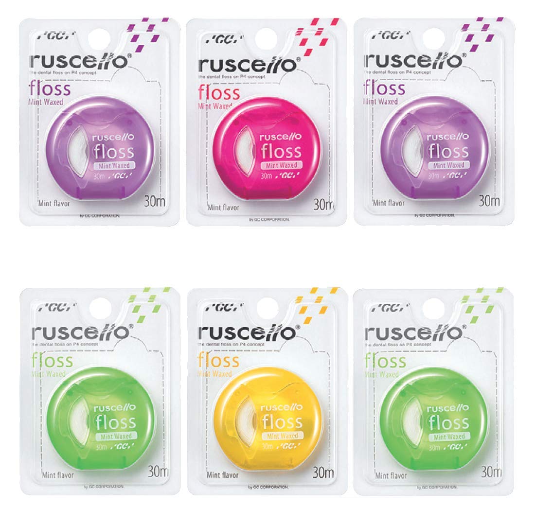 Amazon | ジーシー GC ルシェロ フロス ミントワックス 30m × 6個【2