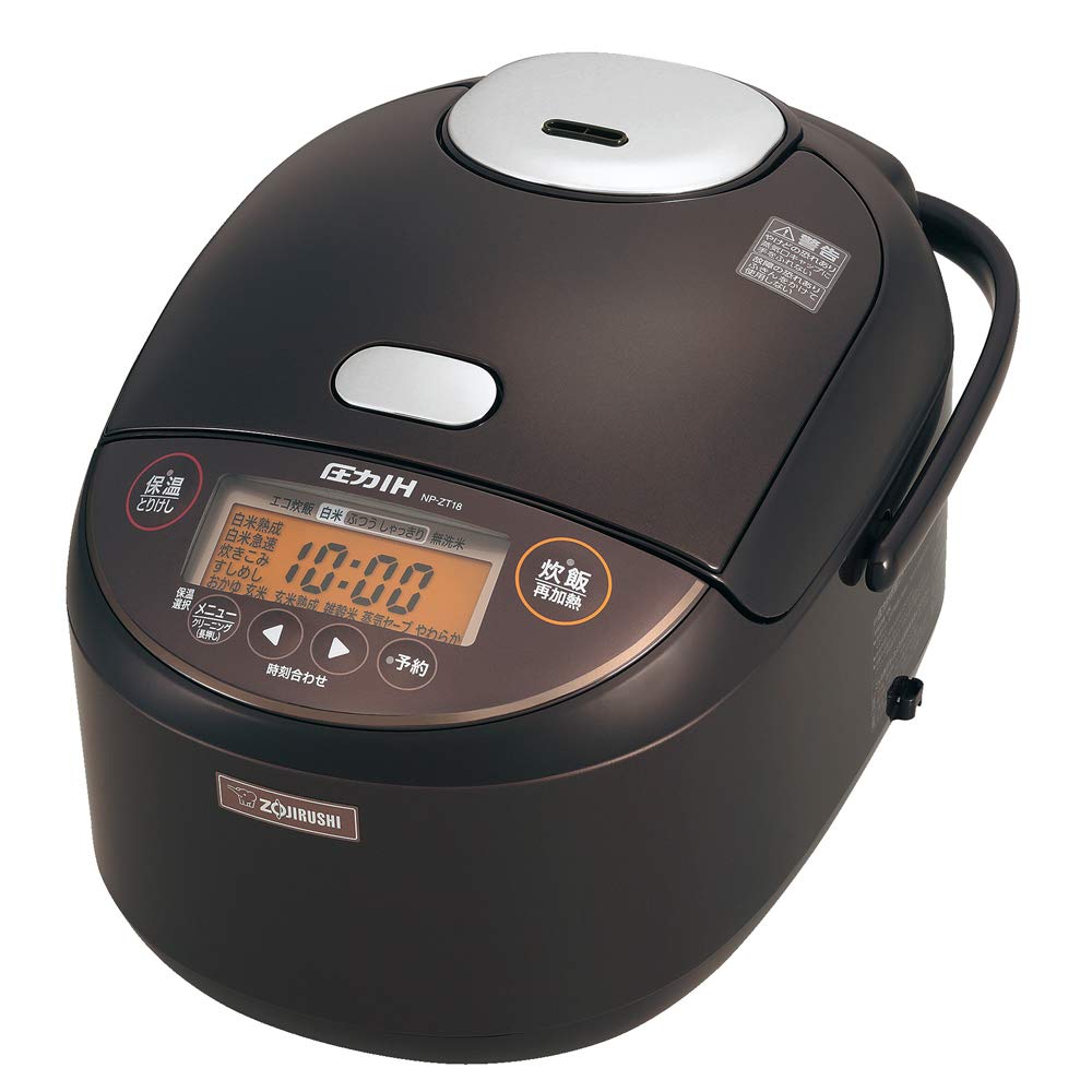 Amazon | 象印マホービン 炊飯器 1升 ダークブラウン NP-ZT18-TD