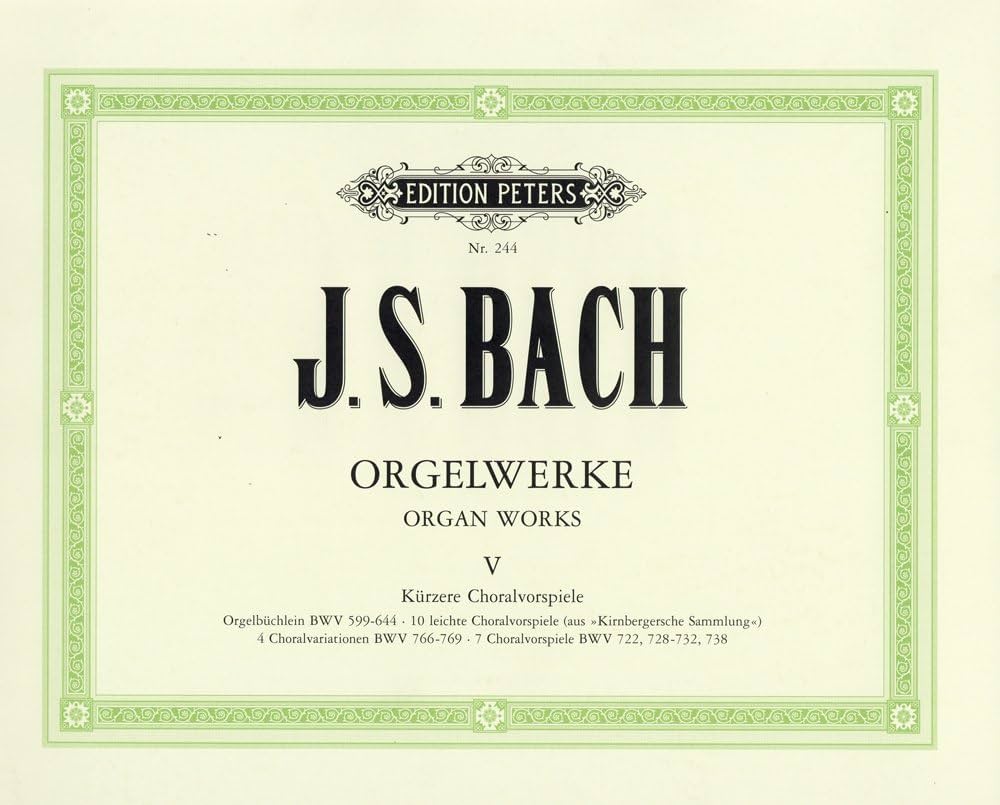 バッハ, J. S. : オルガン作品集 第5巻 : オルガン小曲集、コラール