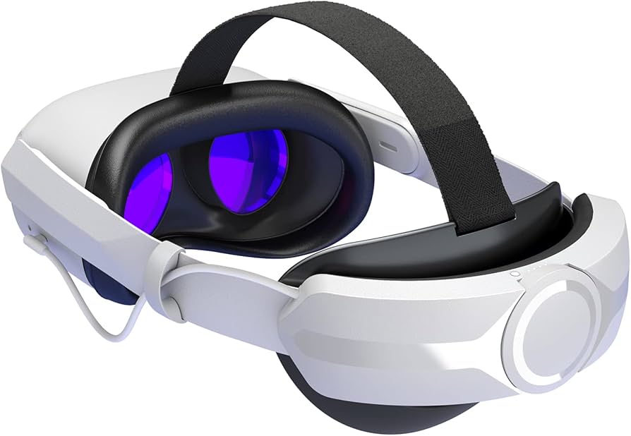 Amazon | AUBIKA Meta/Oculus Quest 2用 5000mAhバッテリー付きヘッド