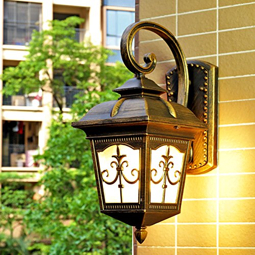 Amazon.co.jp: KY LEE ウォールライト 玄関照明 LED外灯 レトロ 照明