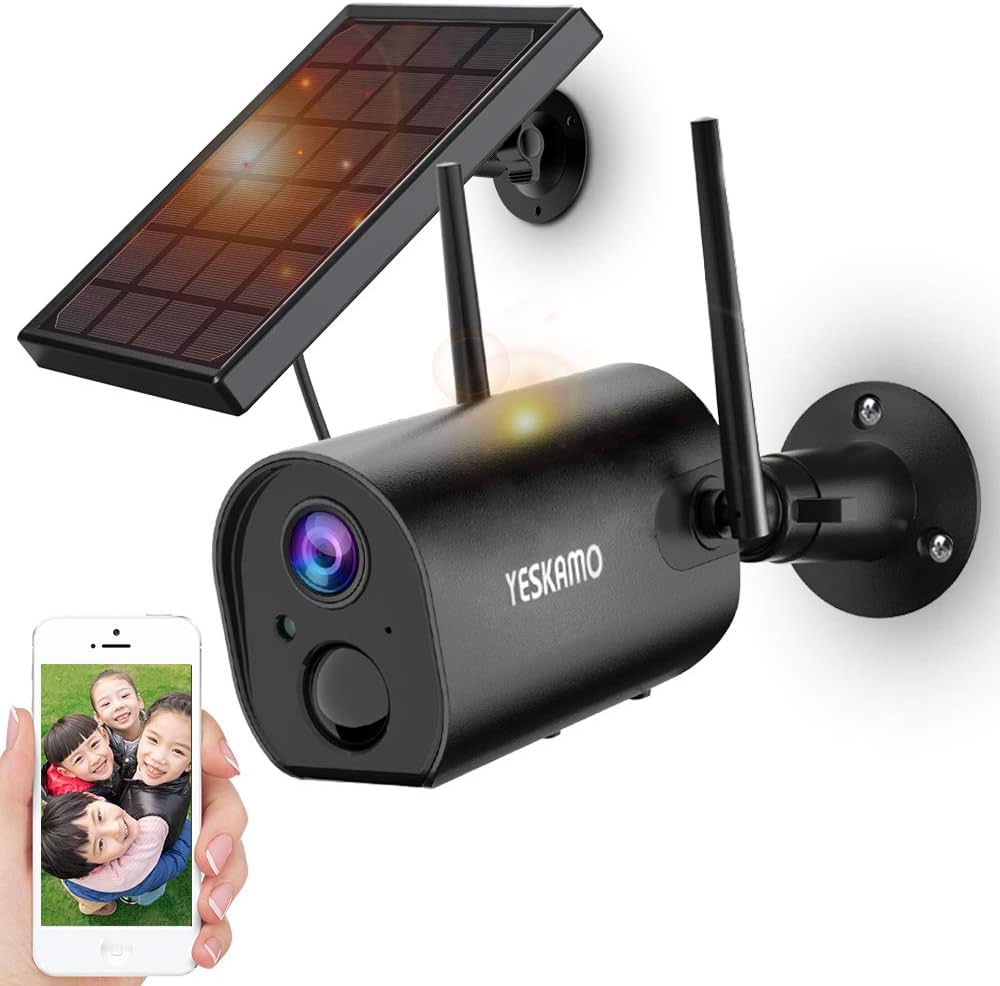 Amazon.co.jp: 【最新充電池式・完全無線】 YESKAMO 防犯カメラ