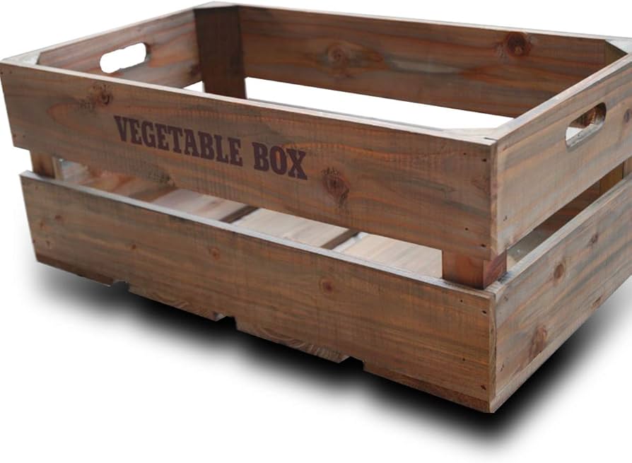 Amazon｜【ベジタブルボックス：Lサイズ】(色：オーク)丈夫でオシャレ