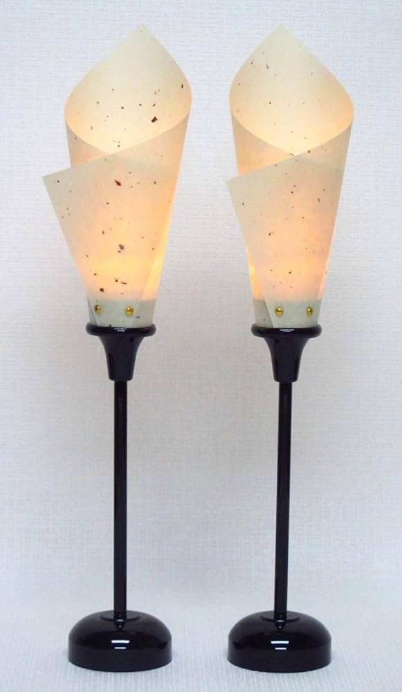 Amazon.co.jp: コードレス ぼんぼり 「燭台」生なり 39cm LED電球 電池