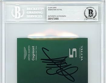 Amazon.co.jp: セバスチャン・ベッテル 直筆 サイン 入り 公式カード