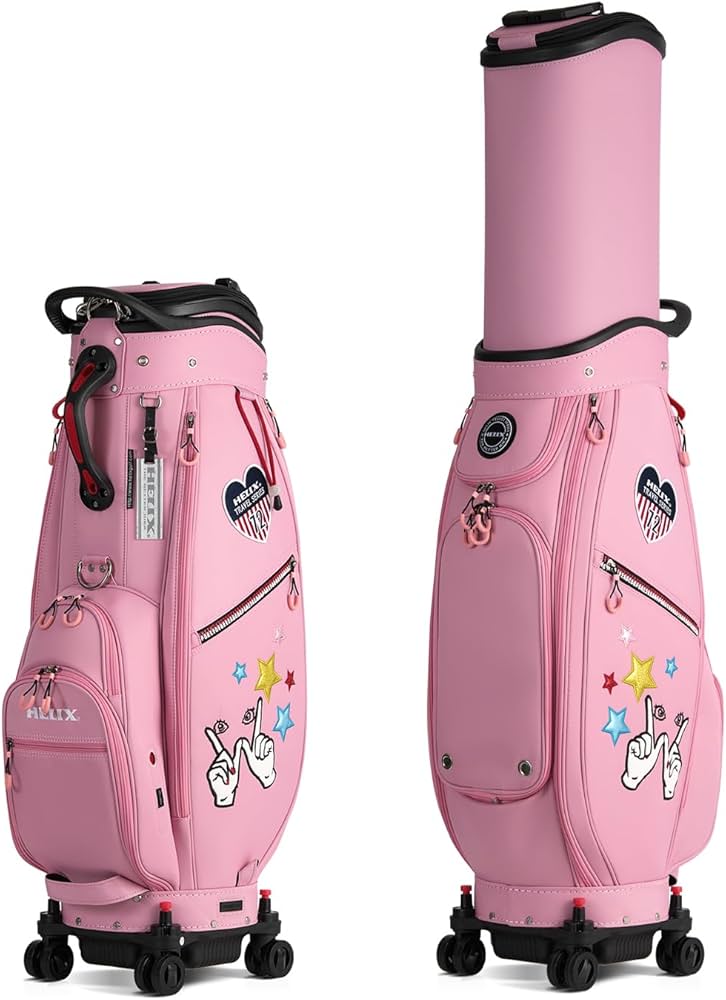Amazon | HELIX(ヘリクス) レディース ゴルフバッグ キャスター付き