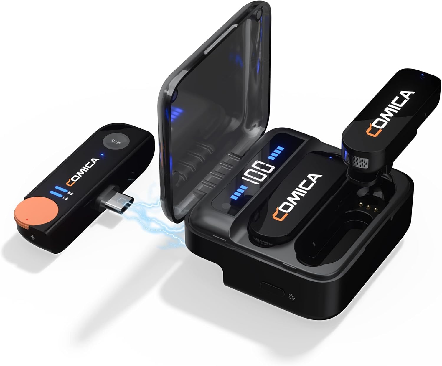 Amazon.com: COMICA Vimo S UC Wireless Lavalier Microphone for