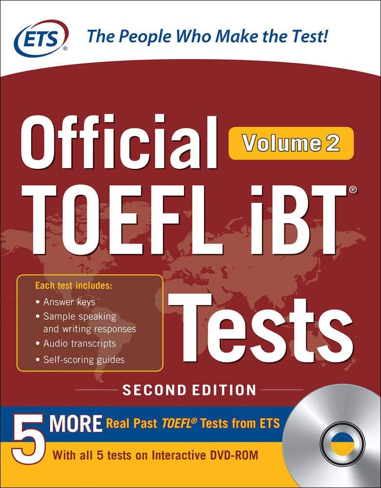 Official TOEFL iBT Tests Volume 2, Second Edition: Educational