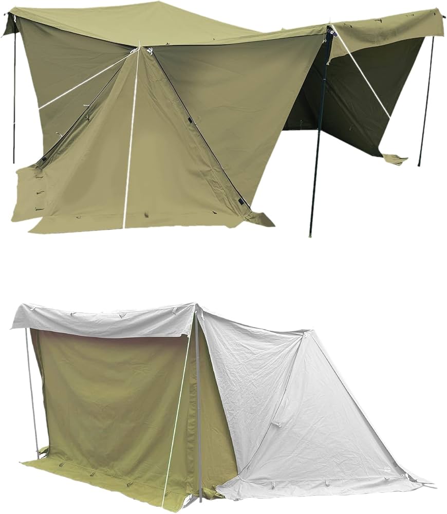 Amazon | 8tail パップテント 軍幕 ソロ 【ゴッドパップ】 tc ポリ