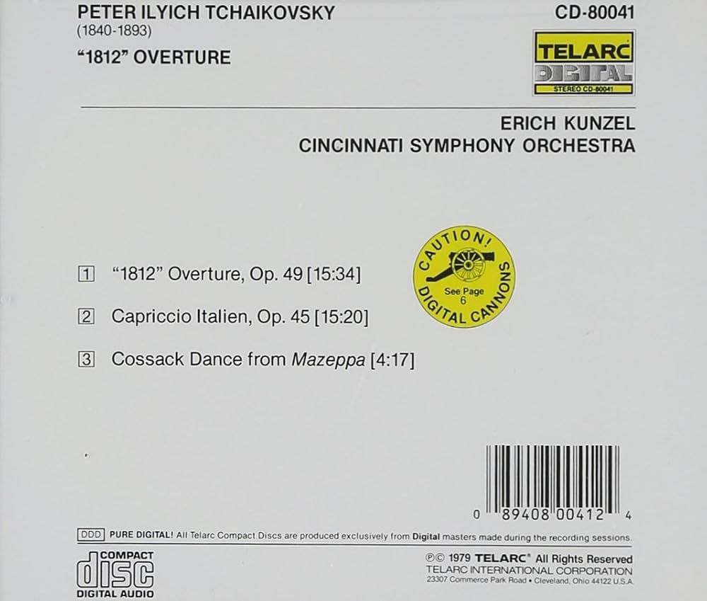 Amazon.com: Tchaikovsky: 1812 Overture: CDs & Vinyl