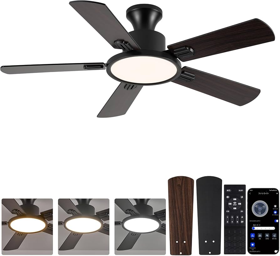 Amazon | 【節電対策-5年保証】XiGLOW シーリングファンライト 8-12畳