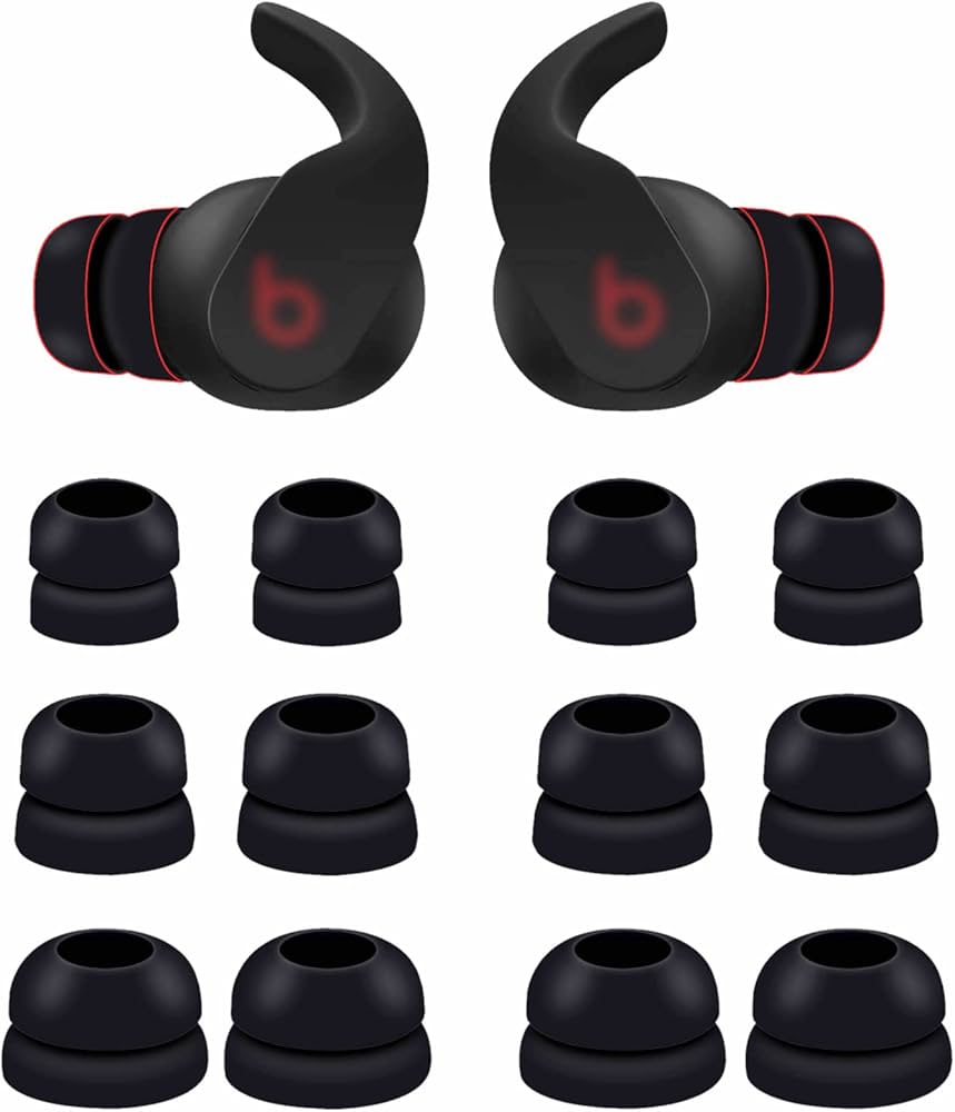 Amazon | 6組 ダブルフランジ Beats Fit Pro イヤーチップ Buds対応 S