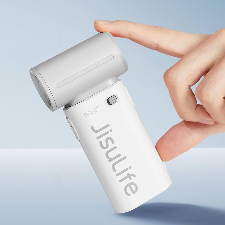 Amazon | JISULIFE ハンディファン 扇風機 小型 5段階風量調節 手持ち