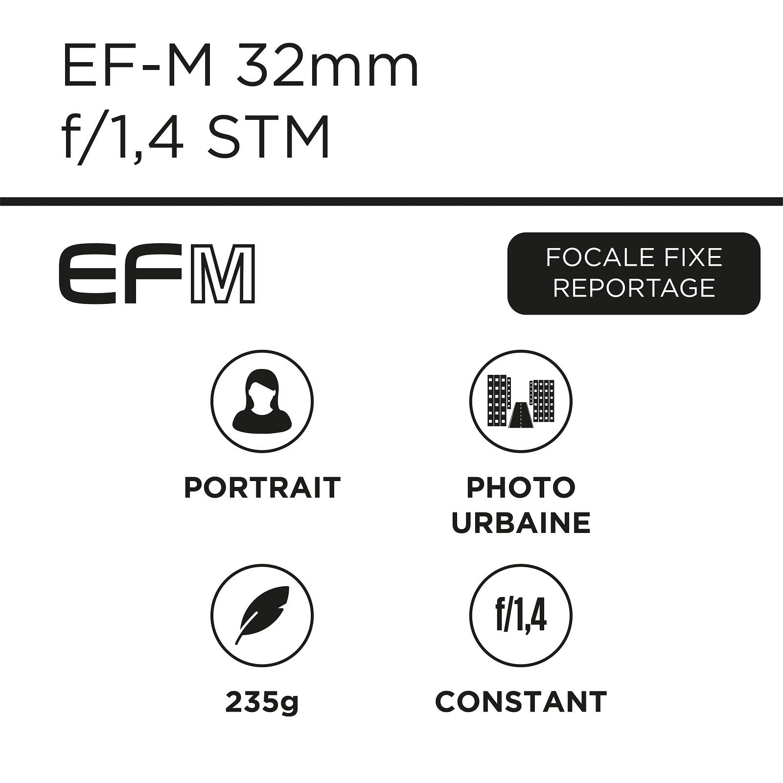 Amazon.co.jp: Canon キヤノン 単焦点レンズ EF-M32mm F1.4 STM ミラー