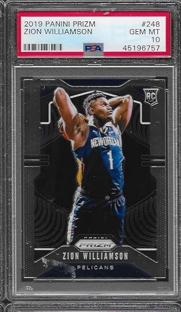 Amazon.com: PSA 10 ZION WILLIAMSON PANINI PRIZM BASKETBALL ROOKIE