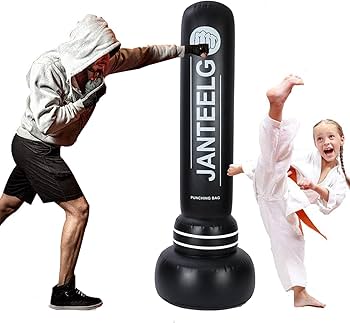 Amazon | サンドバッグ 大人用 180cm JanTeelGO インフレータブル