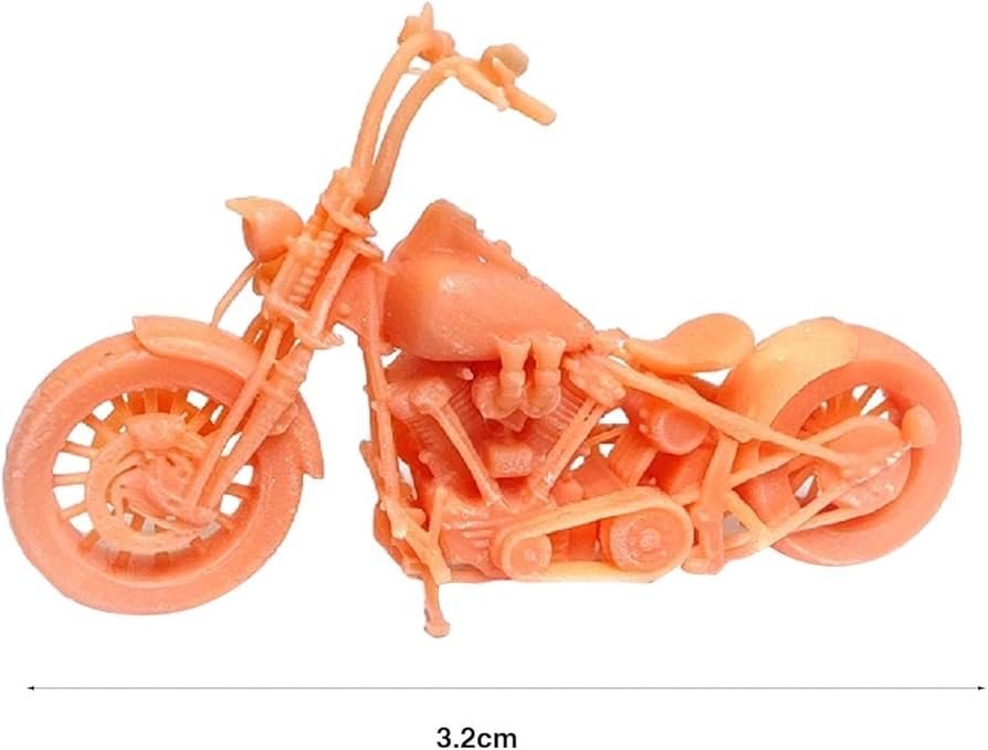 Amazon | Generic ミニチュアバイク、1:64 オートバイモデル、建築