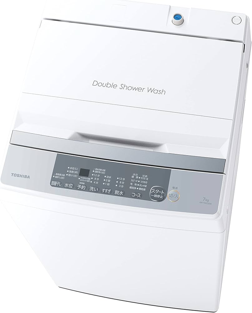 Amazon | TOSHIBA(東芝) 全自動洗濯機 7kg AW-700Z2(W) ボディ幅51.5