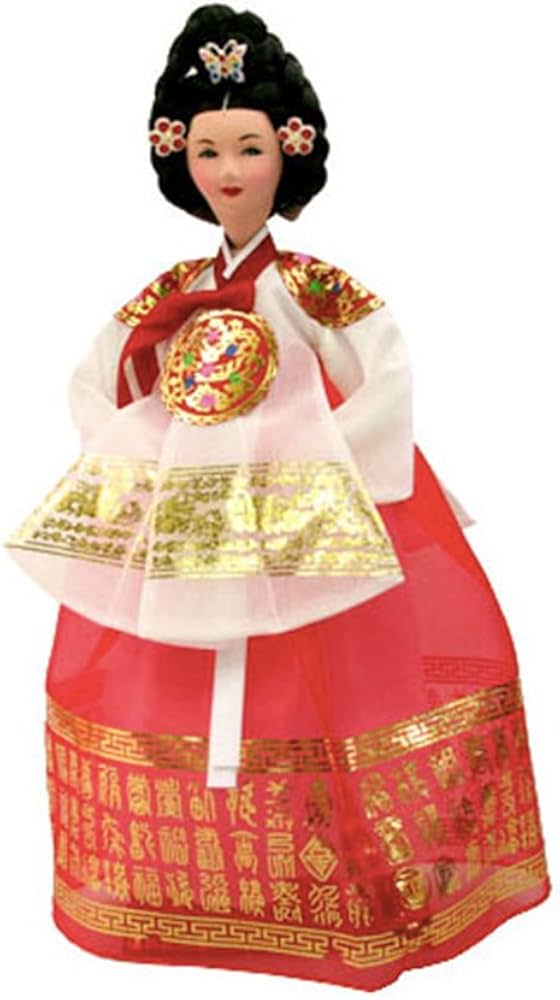 Amazon | Parkssisangbang 韓国伝統的手工芸 韓服人形 女王バージョン1