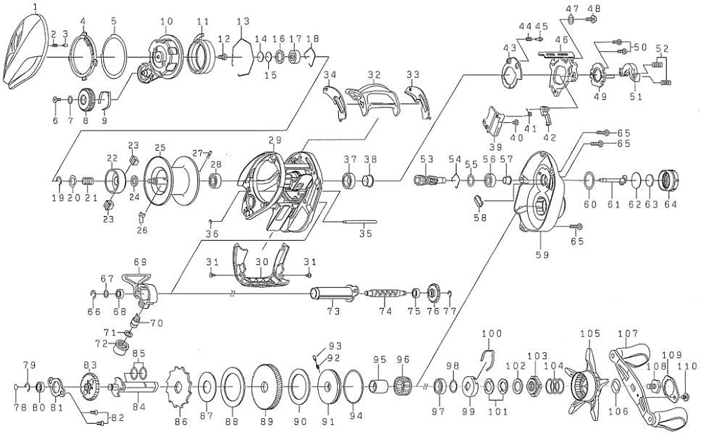 Amazon | ダイワ(DAIWA) 純正パーツ 17 スティーズ A TW 1016H