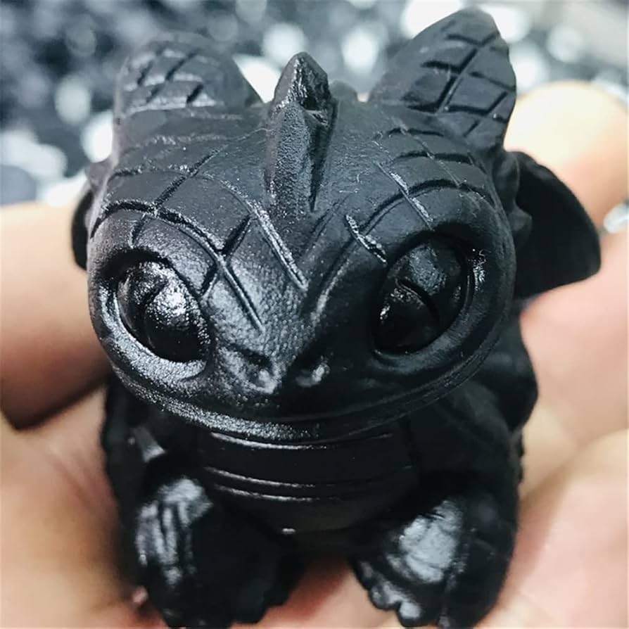 Amazon.co.jp: 家の装飾 天然黒曜石の手彫り 素敵な黒曜石の彫刻が施