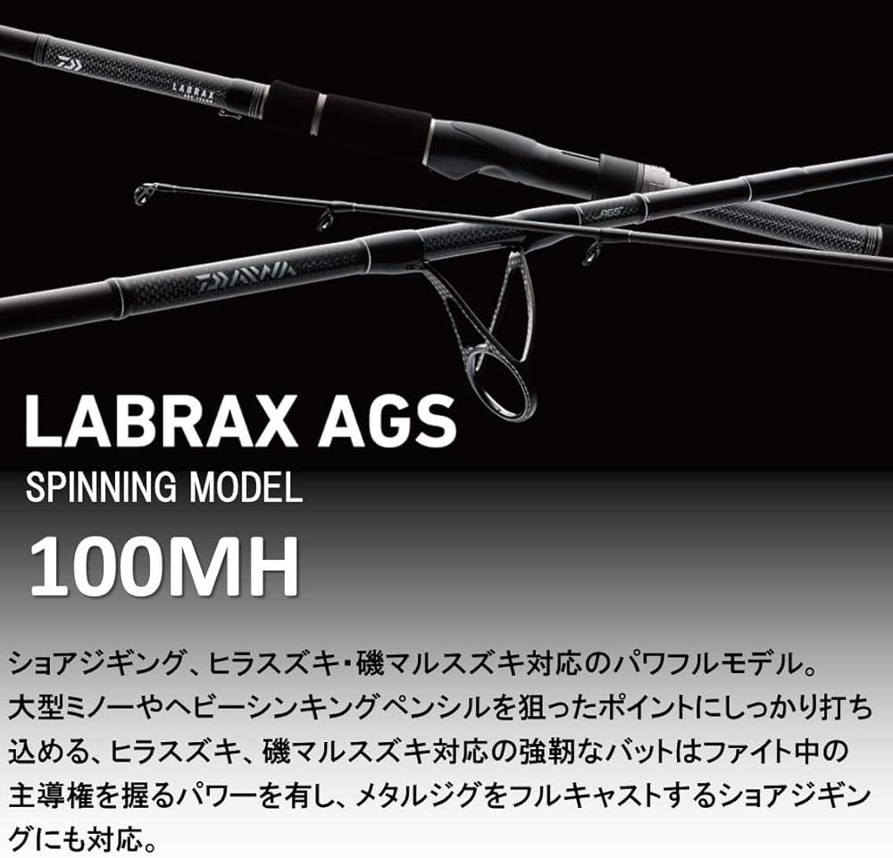 Amazon | ダイワ(DAIWA) シーバスロッド ラブラックスAGS 100MH 釣り竿