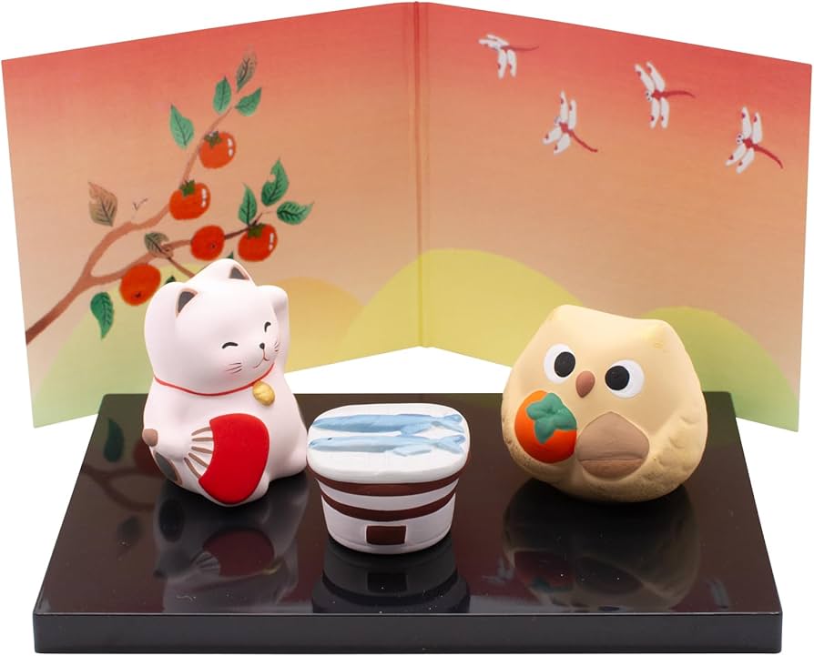 Amazon.co.jp: 萬古焼 置き物 インテリア オブジェ 卓上 飾り 「 日本