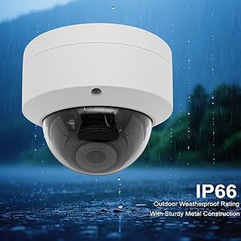 Amazon.com: 4MP PoE IP Vandal Dome Camera Outdoor/Indoor, IP