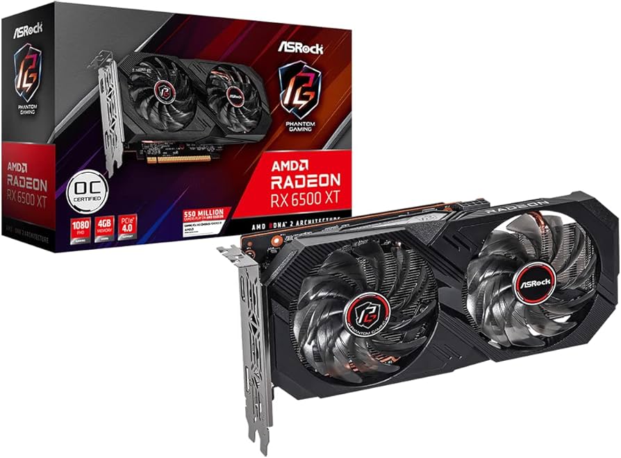 Amazon.com: ASRock AMD Radeon RX 6500 XT Phantom Gaming D 4GB OC