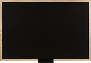 Quartet Chalkboard, 2 X 3 Feet, Oak Frame, Black Surface