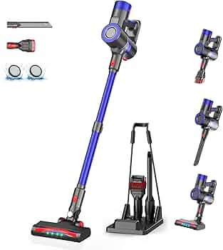 Amazon | 掃除機 コードレス 【60KPA強力吸引・LED液晶ディスプレイ