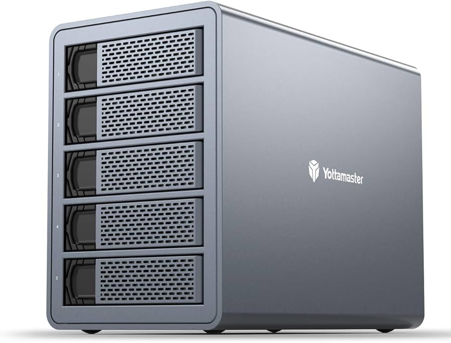 Amazon.com: Yottamaster 5 Bay External Hard Drive Enclosure, 150W
