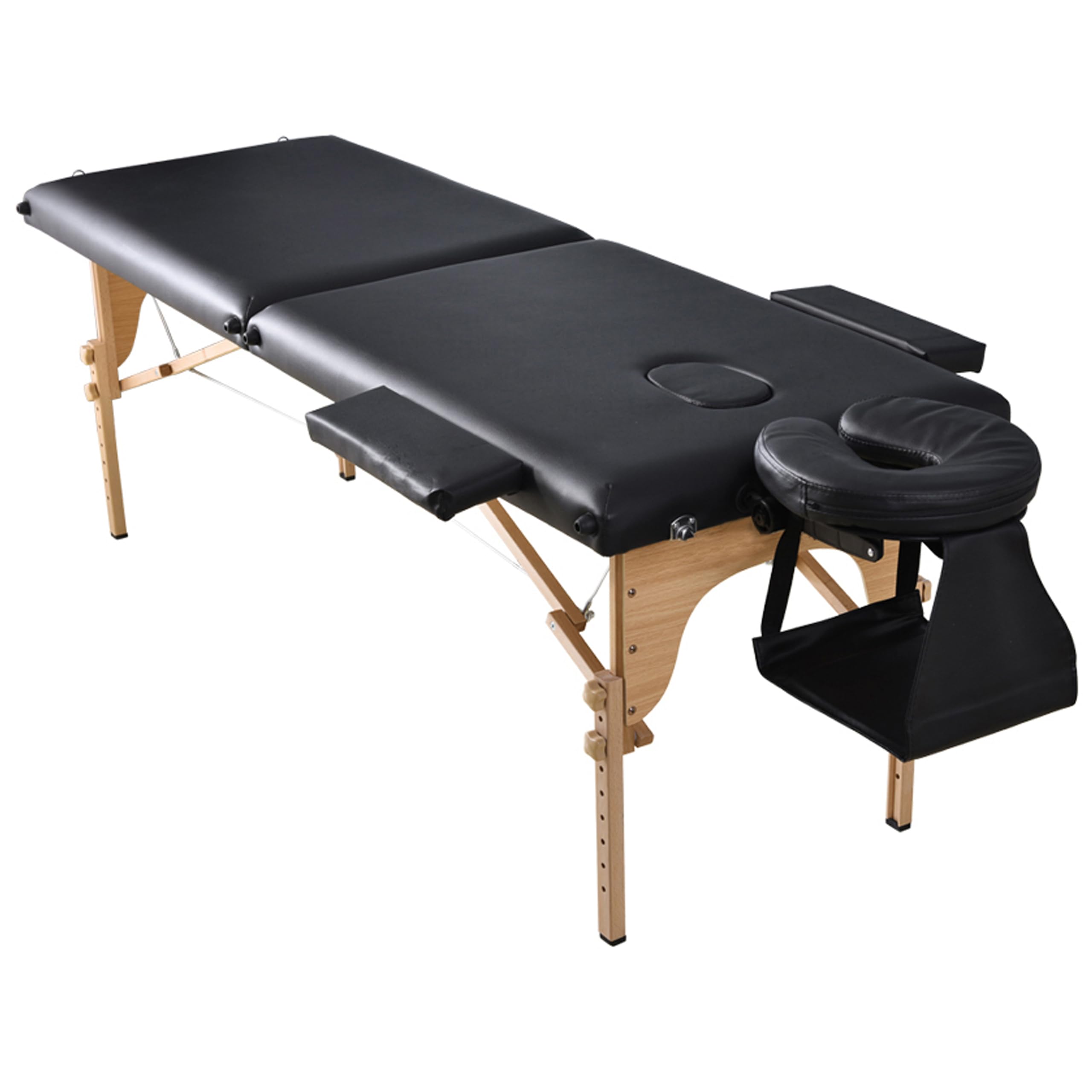 Amazon.co.jp: マッサージベッド 折りたたみ 軽量 木製 欅材フレーム