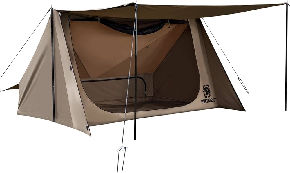 Amazon | OneTigris ポリコットン TCスーパーシェルターテント