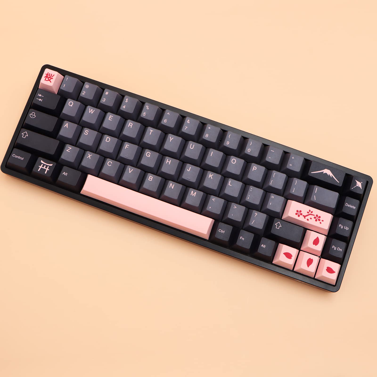 Amazon.com: MOLGRIA Keycaps 136 Set Night Sakura for Full Sized
