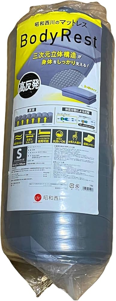 Amazon｜昭和西川 高反発 ウレタン マットレス シングル 3つ折り
