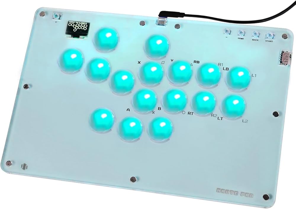 Amazon.com: Sehawei Haute42 Arcade Stick T16-Crystal All-Button